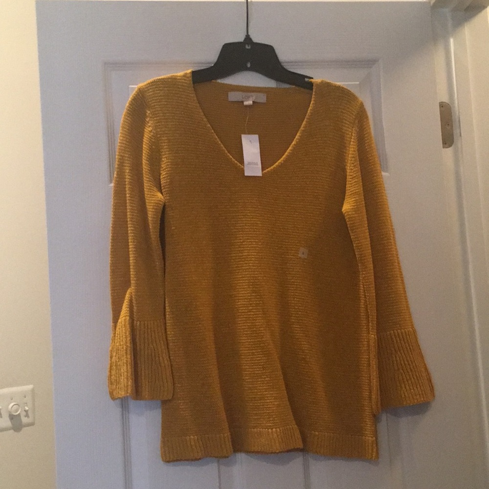 Bell sleeve sweater